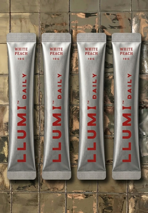 LLUMI daily. — Creatine, Collagen & Electrolytes | White Peach